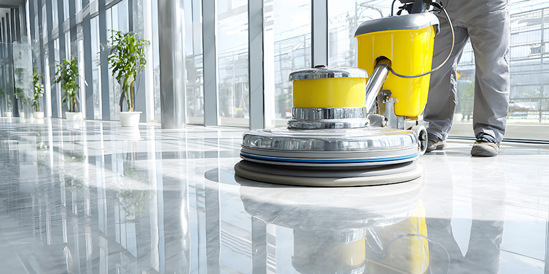 床ワックス仕上げ