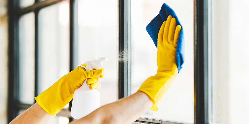 窓ガラス洗浄